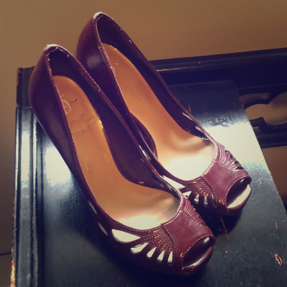 Retro style high heels